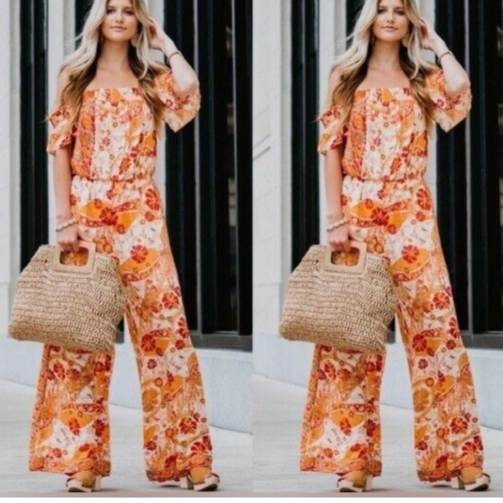 Free People Carmen Boho Jumpsuit XS